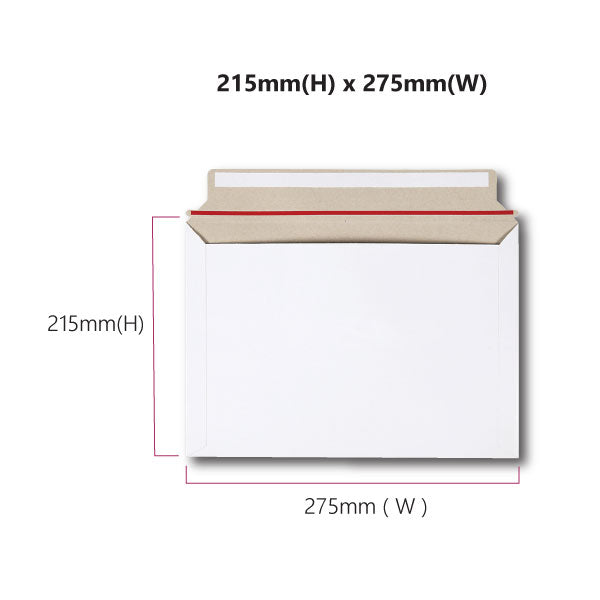 Wholesale 5000pcs DL Size 300gsm Hard Envelopes 215 x 275 mm - Bulk Tough Bag Replacements