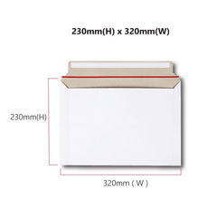 Wholesale 4000pcs DL Size 300gsm Hard Envelopes 230 x 320 mm - Bulk Tough Bag Replacements