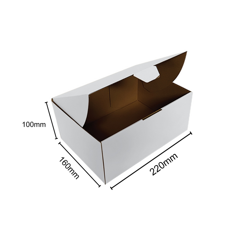 Wholesale 2000pcs  Mailing Boxes 220 x 160 x 100 mm Diecut Shipping Packing Carton Box