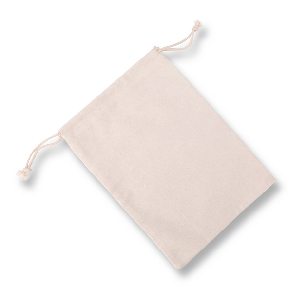 50pcs of 10cm x 15cm Calico Drawstring Canvas Storage Linen Bags