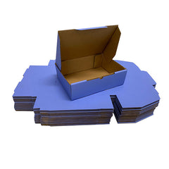 Blue Mailing Boxes 174 x 128 x 53mm Die Cut Shipping Packing Cardboard Box - ozpack.au