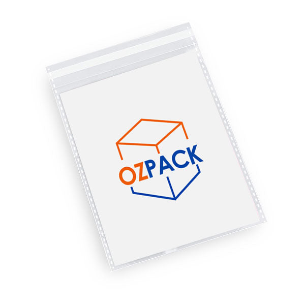 160 X 230mm Self Adhesive Sealing Clear OPP Cellophane Resealable Plastic Bags - ozpack.au