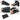 310 mm x 405 mm + 45 mm Black Poly Mailer Plastic Mailing Satchel Courier Shipping Bag - ozpack.au