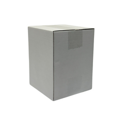 White Mailing Box – 140 x 135 x 175mm Slotted Cardboard Shipping Carton