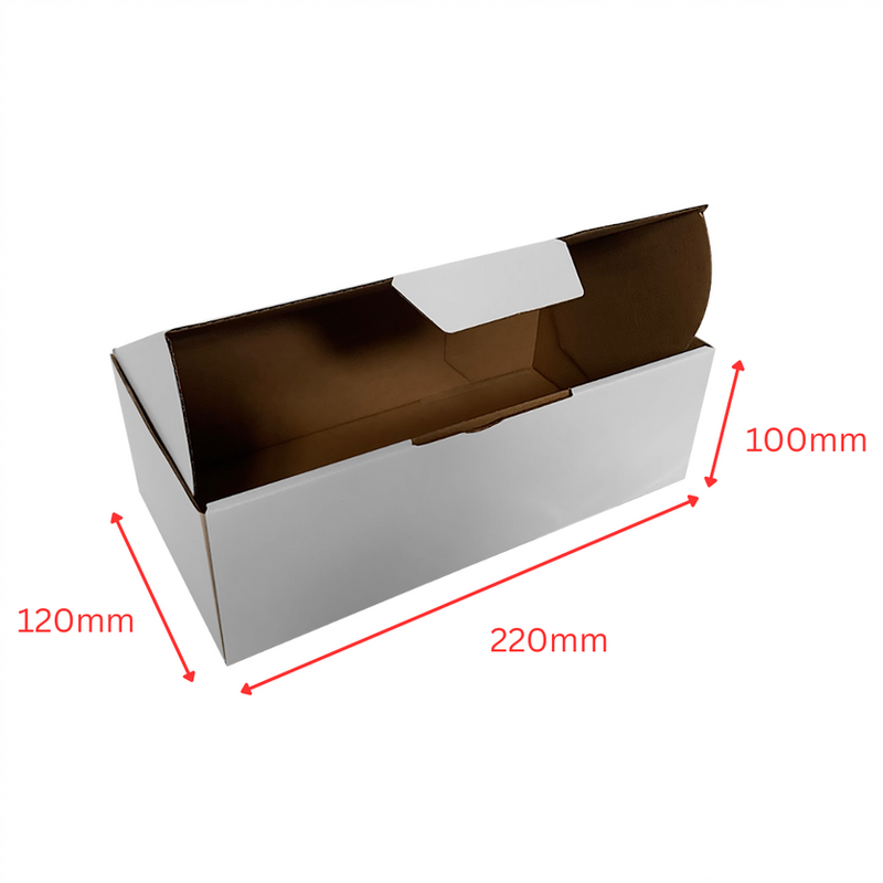 Mailing Boxes 220 x 120 x 100mm Die Cut Shipping Packing Cardboard Box