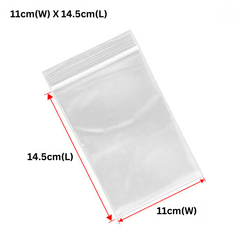 Wholesale 10,000pcs Durable Ziplock Bags 110x160mm - Leakproof & Reusable Food Storage Solutions