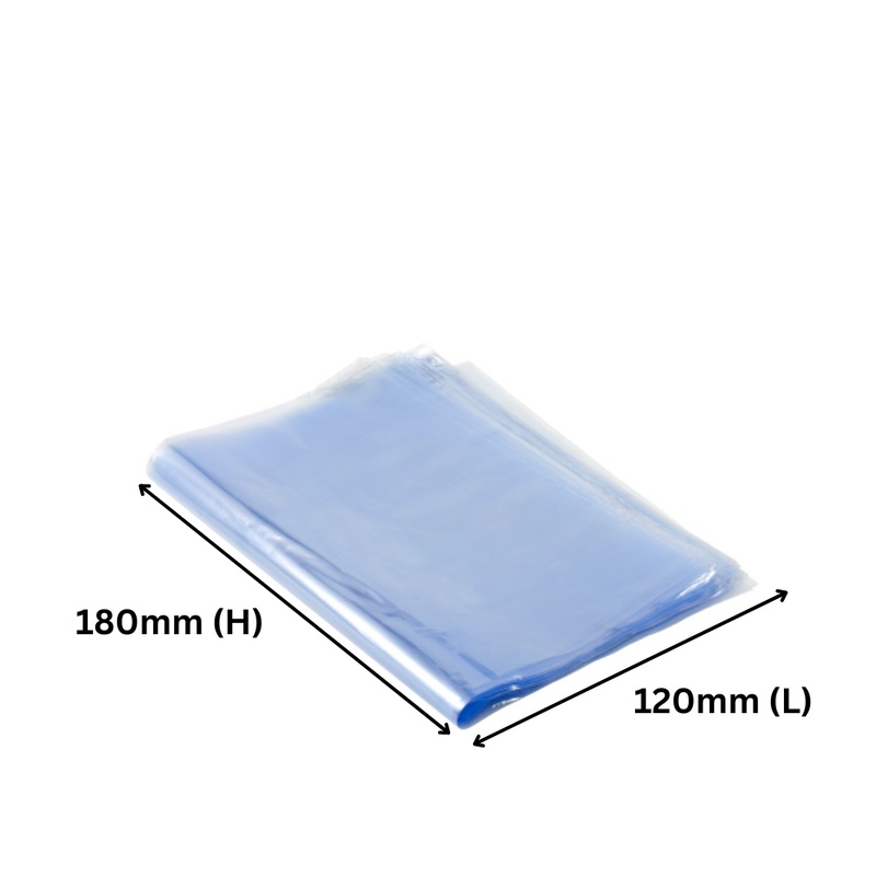 PVC Heat Shrink Bag Wrap 120x180mm