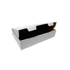 50pcs White Die-Cut Carton Box – 440×280×95mm Retail & Shipping Packaging