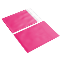 Pink Poly Mailer 255 x 330 + 40mm – Plastic Shipping Satchel with White Internal Lining