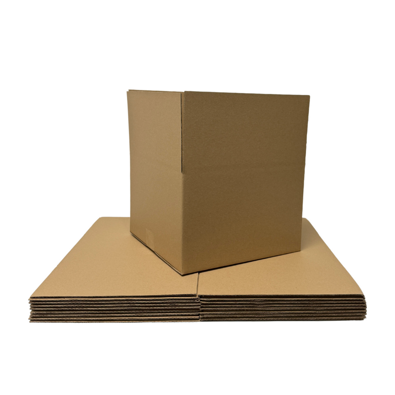 Brown Shipping Box – 300 x 300 x 200mm Regular Slotted Cardboard Carton
