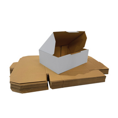 White Die-Cut Box 160 x 140 x 95mm Retail & Shipping Packaging Carton