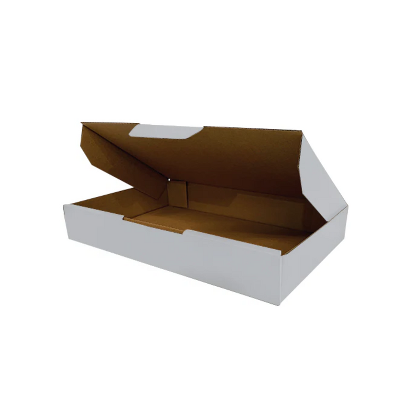 Sturdy White Die-Cut 120 x 120 x 50mm Box – Ideal for Mailing, Shipping, and Packing