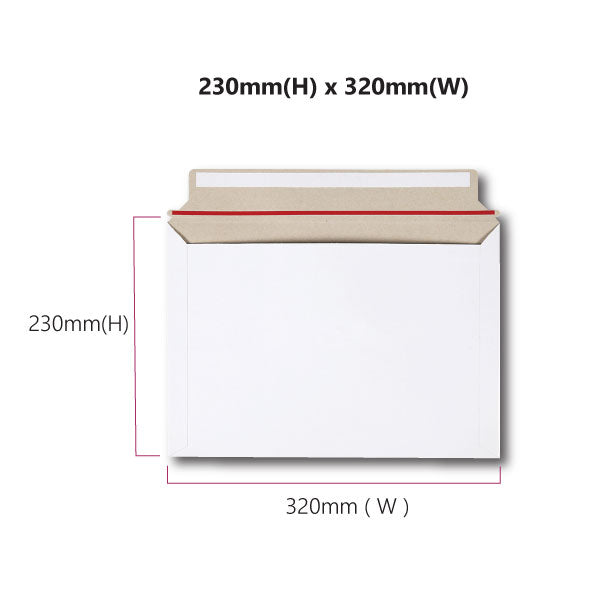 Wholesale 4000pcs DL Size 300gsm Hard Envelopes 230 x 320 mm - Bulk Tough Bag Replacements