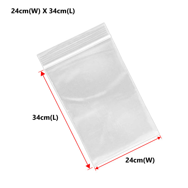 Wholesale 10000pcs  Durable Ziplock Bags 240x340mm - Leakproof & Reusable Food Storage Solutions