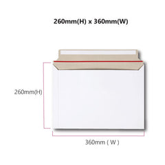 Wholesale 4000pcs DL Size 300gsm Hard Envelopes 260 x 360 mm - Bulk Tough Bag Replacements