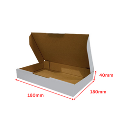 180 x 180 x 40mm Die-Cut Mailing Boxes – Durable Cardboard Packaging for Shipping & Storage