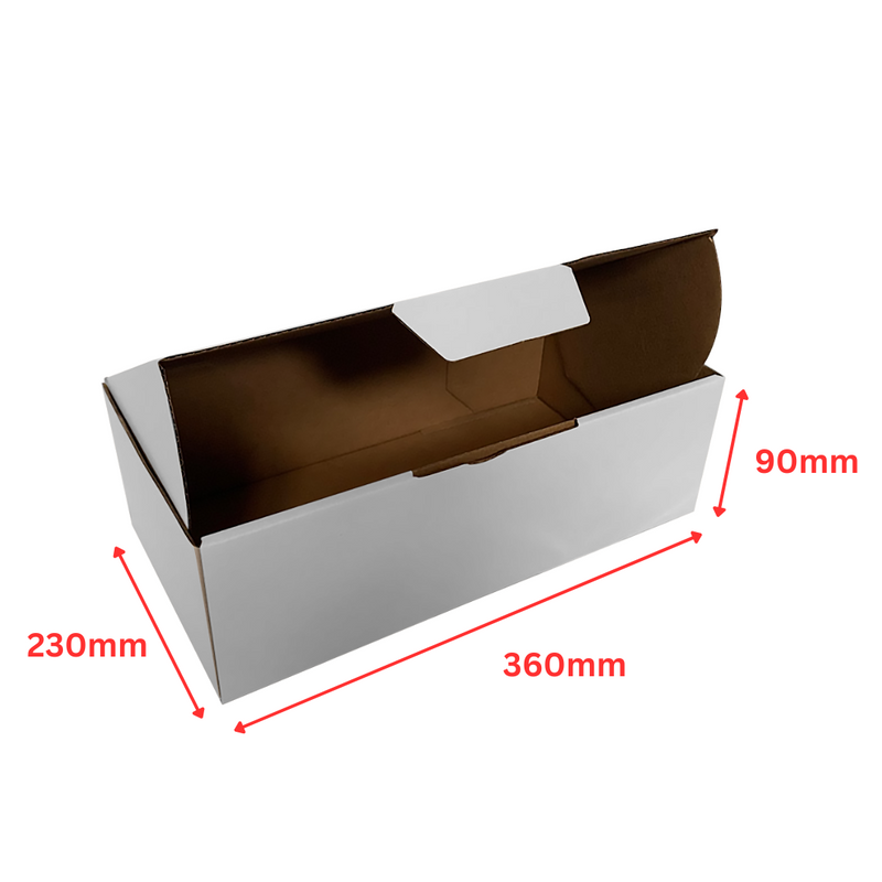 Die-Cut Mailing Box 360 x 230 x 90mm – Cardboard Packing Carton