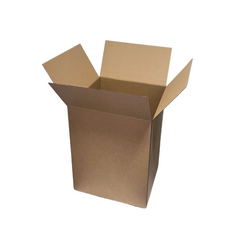 Brown Mailing Box – 140 x 135 x 180mm Slotted Cardboard Shipping Carton