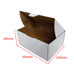 230 x 200 x 140mm Die-Cut Mailing Boxes – Durable Cardboard Packaging for Secure Shipping & Storage