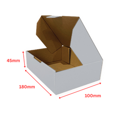 Mailing Box 180×100×45mm – Die-Cut Cardboard Shipping Box
