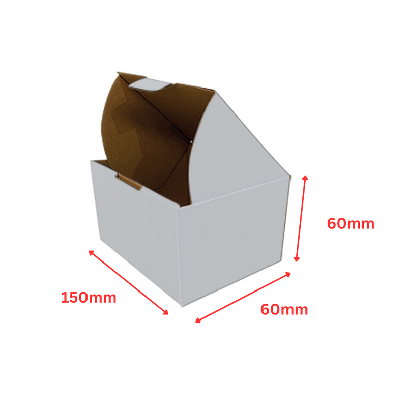 150 x 60 x 60mm Mailing Box – Die-Cut Cardboard Packing Carton
