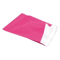 Pink Poly Mailer 255 x 330 + 40mm – Plastic Shipping Satchel with White Internal Lining