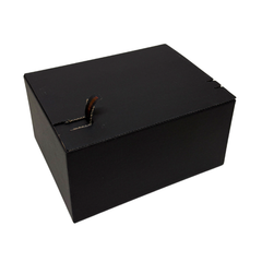 Full Black Self Sealing Tuck Front Box 240 × 190 × 120 mm – Shipping & Gift Packaging