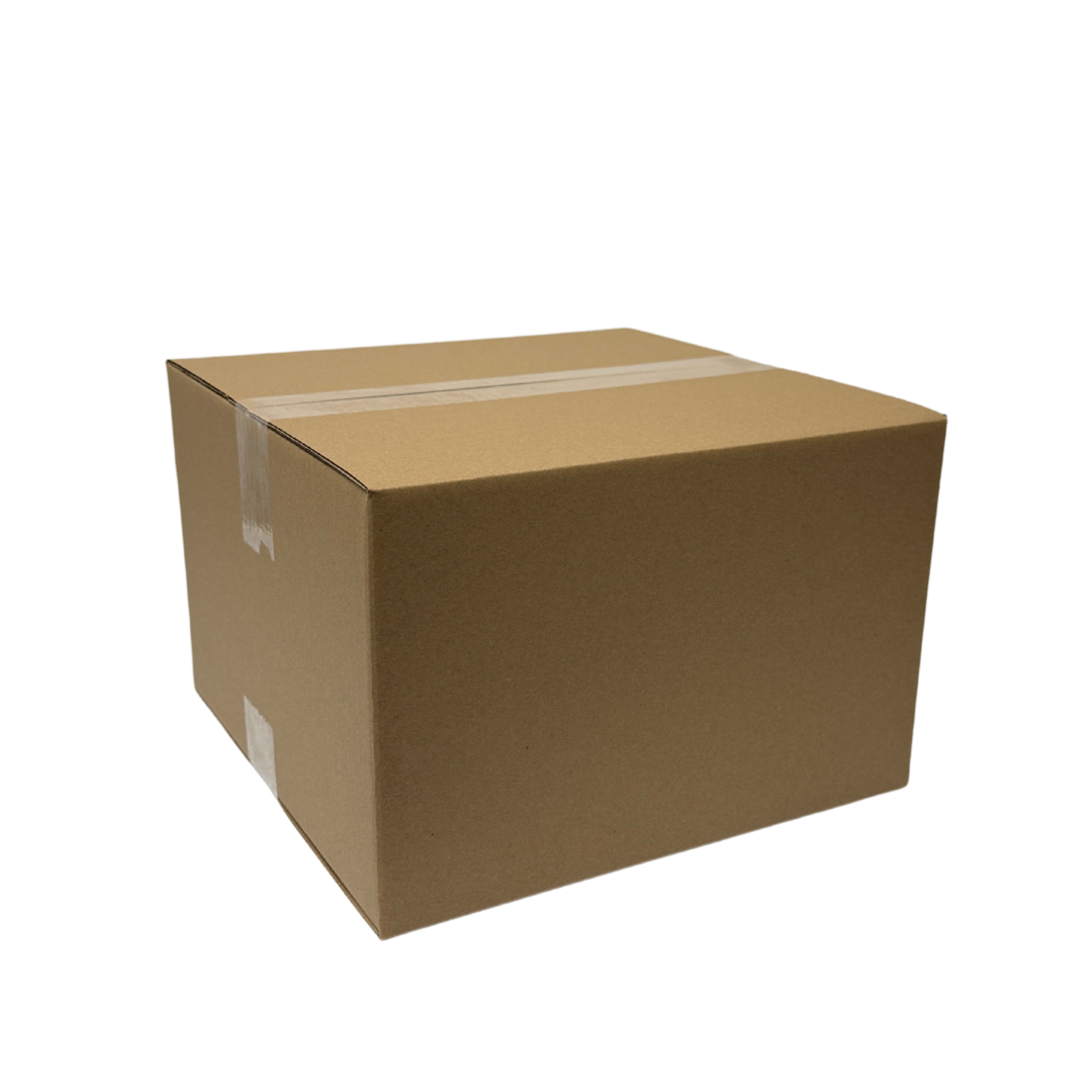 Brown Shipping Box 300 x 300 x 200mm Slotted Cardboard Packing Carton