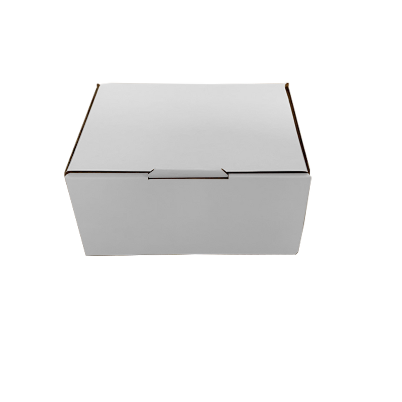 Durable White Die-Cut 150 x 55 x 35mm Box for Secure Mailing and Packing