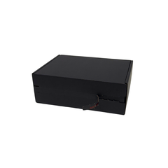 Full Black Self Sealing Tuck Front Box 220 × 160 × 77 mm – Shipping & Gift Packaging