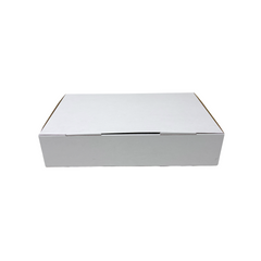 50pcs White Die-Cut Carton Box – 440×280×95mm Retail & Shipping Packaging