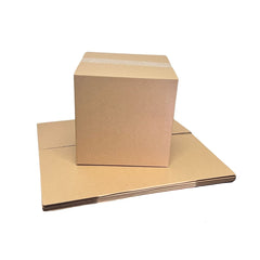 300 x 300 x 300mm Brown Cube Cardboard Cartons – Sturdy Shipping & Mailing Boxes