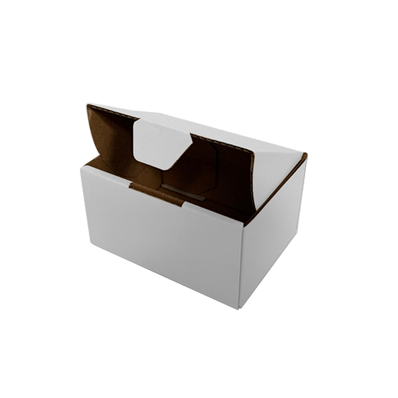 Durable White Die-Cut 150 x 55 x 35mm Box for Secure Mailing and Packing