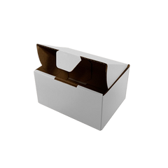 Durable White Die-Cut 150 x 55 x 35mm Box for Secure Mailing and Packing