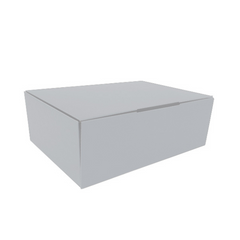 White Die-Cut Box 160 x 140 x 95mm Retail & Shipping Packaging Carton