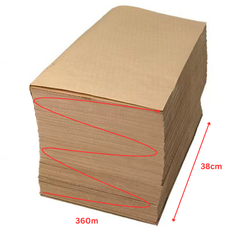 380mm x 360M Eco Kraft Fanfold Void Fill Paper – Sustainable Packing Material