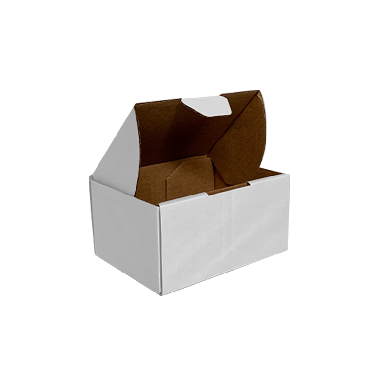 Durable White Die-Cut 150 x 55 x 35mm Box for Secure Mailing and Packing