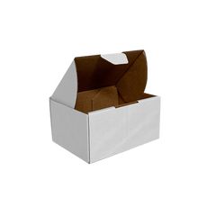 Durable White Die-Cut 150 x 55 x 35mm Box for Secure Mailing and Packing