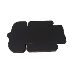 Full Black Die Cut Mailing Box 220 × 160 × 77 mm – Cardboard Shipping & Packing Box