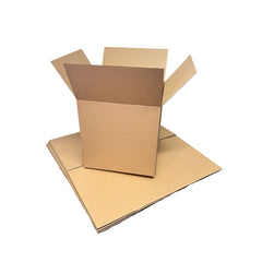 285 x 285 x 285mm Brown Cube Cardboard Cartons – Durable Shipping & Mailing Boxes