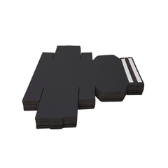Full Black Self Sealing Tuck Front Box 174 × 128 × 53 mm – Shipping & Gift Packaging
