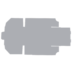 Sturdy White Die-Cut 120 x 120 x 50mm Box – Ideal for Mailing, Shipping, and Packing