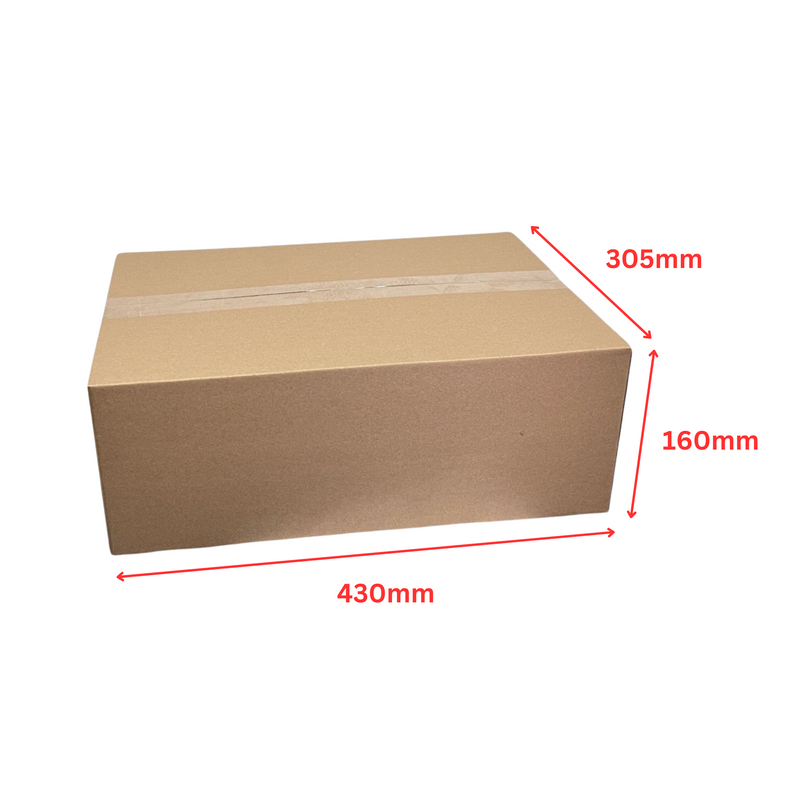 430 x 305 x 160mm  Brown Regular Slotted Shipping Cardboard Cartons/Mailing Box