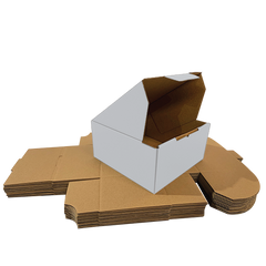 200 x 200 x 150mm Die-Cut Mailing Boxes – Sturdy Cardboard for Safe Shipping