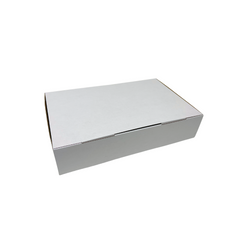 50pcs White Die-Cut Carton Box – 440×280×95mm Retail & Shipping Packaging