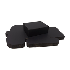 Full Black Die Cut Mailing Box 220 × 160 × 77 mm – Cardboard Shipping & Packing Box