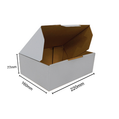 Wholesale 2000pcs  Mailing Boxes 220 x 160 x  77 mm Diecut Shipping Packing Carton Box