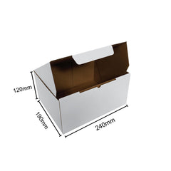 Wholesale 2000pcs  Mailing Boxes 240 x 190 x 120 mm Diecut Shipping Packing Carton Box