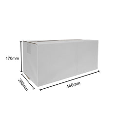 Wholesale 1000pcs  Mailing Boxes 440 x 280 x 170 mm Regular Slotted Shipping Packing Carton Box