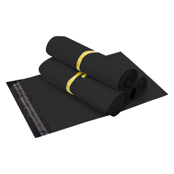 WholeSale 10000pcs Black  350 x 480 + 40mm Poly Mailer Envelopes - Ideal for E-commerce and Retail Shipping